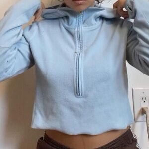 Light Blue Women's Pullover Top